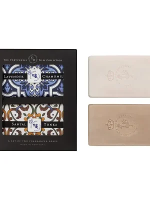 Tiles Santal Tonka & Lavender ChamomileSada tuhých mýdel, 2x200 g Odeslání Ihned