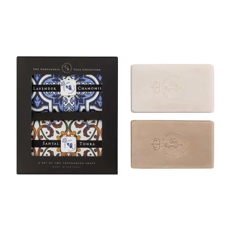 Tiles Santal Tonka & Lavender ChamomileSada tuhých mýdel, 2x200 g Odeslání Ihned