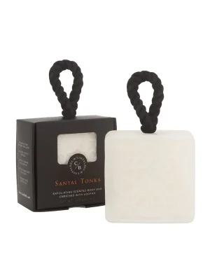 Ověřený Tiles Santal TonkaExfoliační mýdlo na šňůrce, 150 g