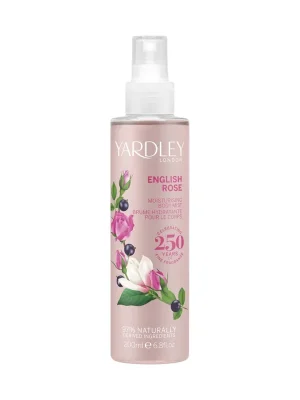Anglická růže Tělová mlhapro osvěžení během dne, 200 ml Časově Omezené