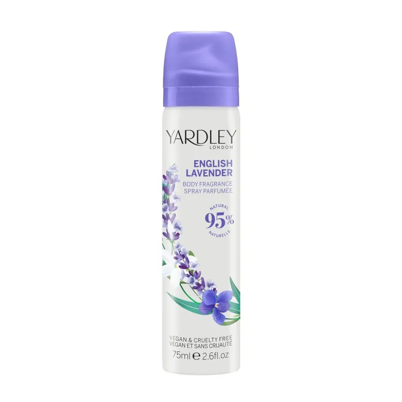 Must-Have Anglická levandule Tělový sprejs tradiční květinovou vůní, 75 ml