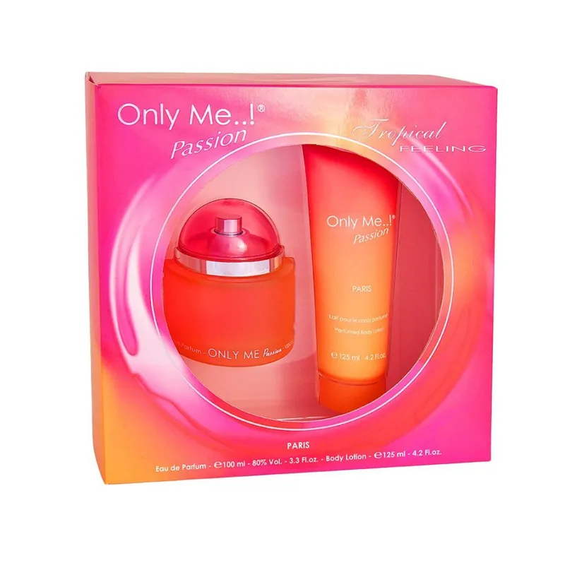 Only Me PassionDárková sada obsahuje dámskou parfémovanou vodu 100 ml, tělové mléko 125 ml Nejprodávanější