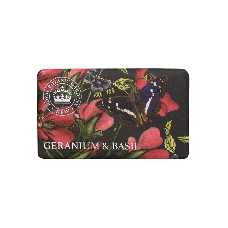 Levný Geranium & BazalkaTuhé mýdlo, 240 g