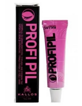 Originální KALLOS Cosmetics Profi Pil Black 15ml - barva na řasy a obočí - černá