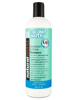 Nejlepší Cena NATURAL WORLD COCONUT WATER Shampoo 500ml - kokosový šampon pro lesk vlasů