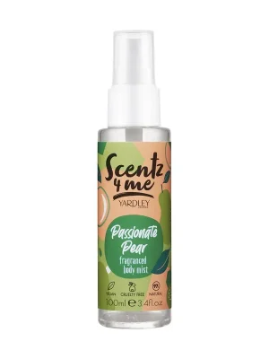 Scentz4Me - Passionate Pear Tělová mlhas vůní ovoce a květin pro osvěžení pokožky, 100 ml Super Cena