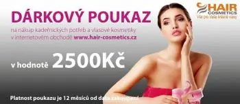 Dárkový poukaz 2500 Dárková poukázka pro nákup zboží v hodnotě 2500Kč Omezená Nabídka
