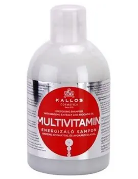 Časově Omezené KALLOS KJMN Multivitamin Shampoo 1000ml - posilující šampon na suché vlasy