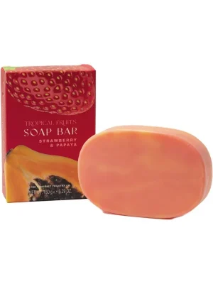 Pouze Dnes Tropical Fruits – Jahoda & PapájaTuhé mýdlo, 150 g