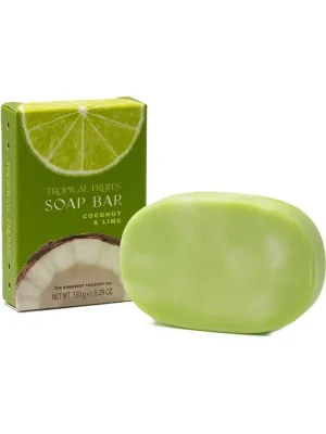 Vysoce Kvalitní Tropical Fruits – Kokos & LimetkaTuhé mýdlo, 150 g