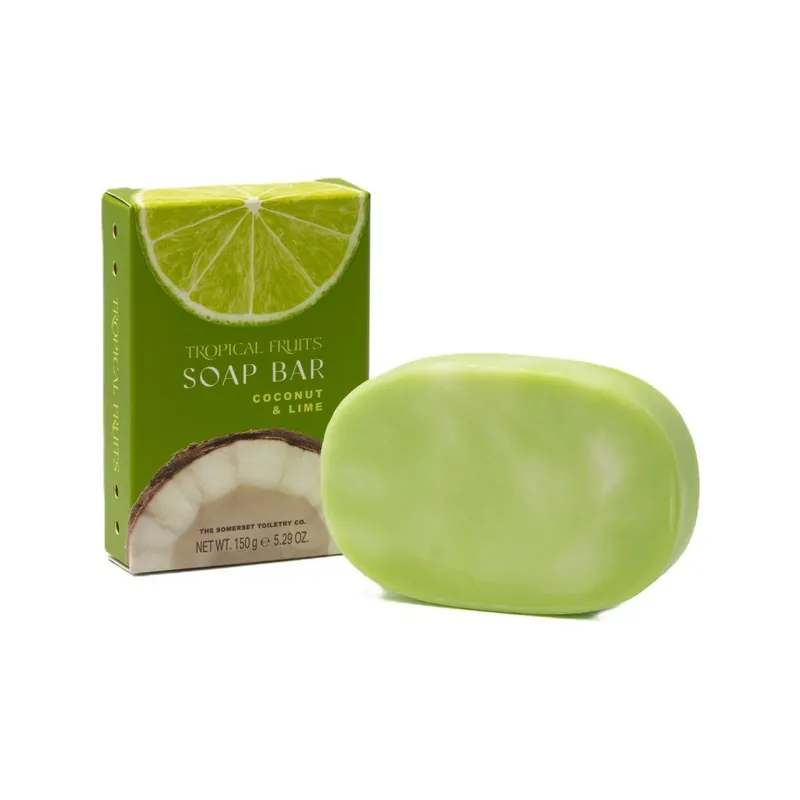 Vysoce Kvalitní Tropical Fruits – Kokos & LimetkaTuhé mýdlo, 150 g