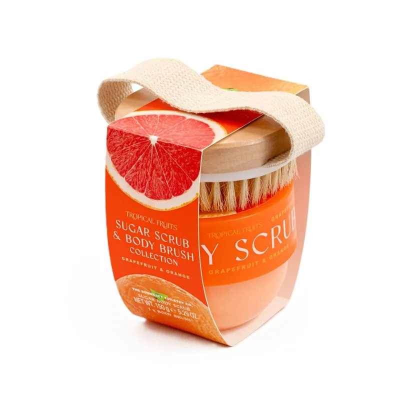 Tovární Cena Tropical Fruits – Grapefruit & PomerančSada tělového peelingu, 150 g