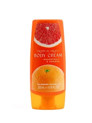Tropical Fruits – Grapefruit & PomerančTělový krém, 200 ml Vrácení Zdarma