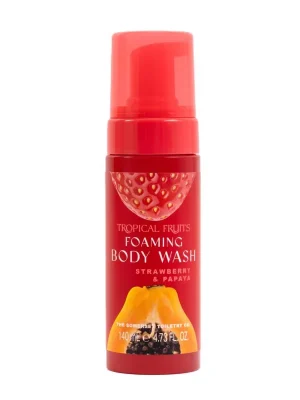 Tropical Fruits – Jahoda & PapájaMycí pěna na tělo, 140 ml Akční Cena