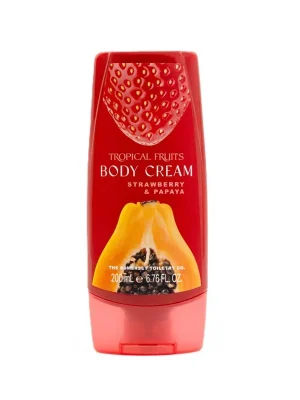 Tropical Fruits – Jahoda & PapájaTělový krém, 200 ml Speciální Cena