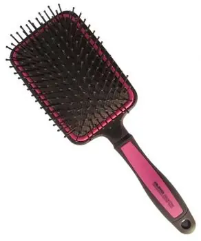 Cenově Výhodný DUKO Professional Magenta Brush 261x87mm - profi rozčesávací kartáč na vlasy 13 řad