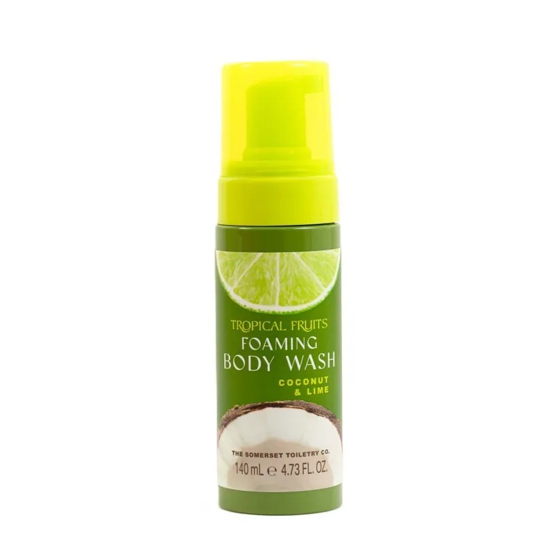 Tropical Fruits – Kokos & LimetkaMycí pěna na tělo, 140 ml Sleva