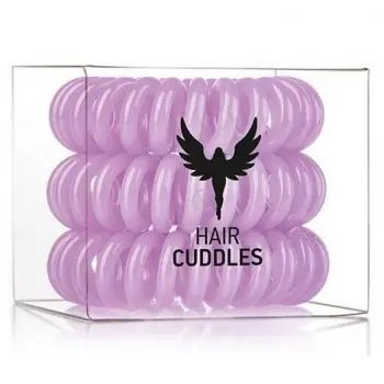 HH SIMONSEN Hair Cuddles Purple 3ks - spirálové gumičky do vlasů - světle fialové Ihned K Objednání