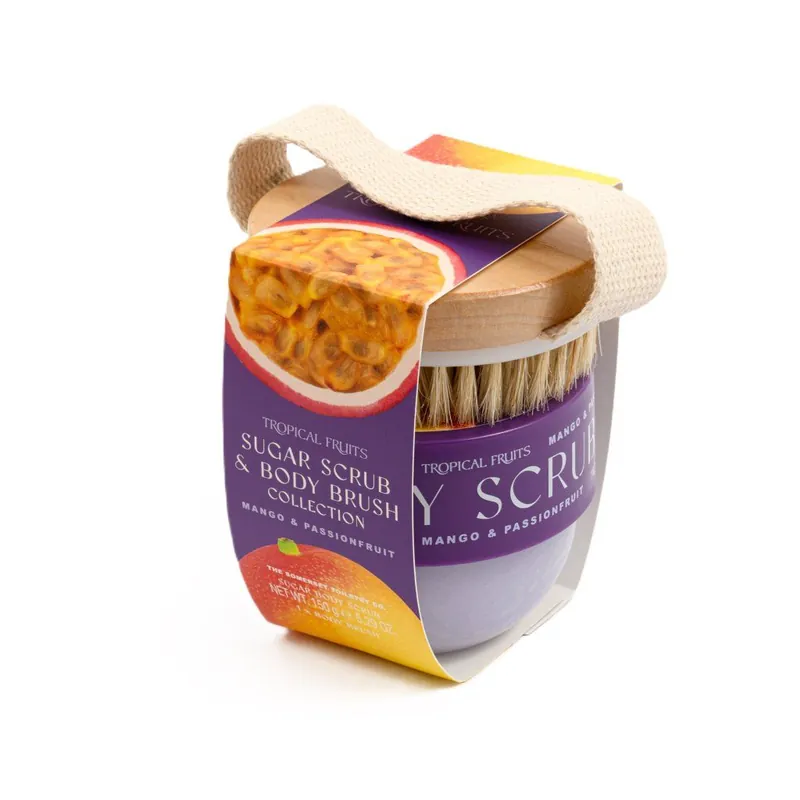 Tropical Fruits – Mango & PassionfruitSada tělového peelingu, 150 g Akční Nabídka