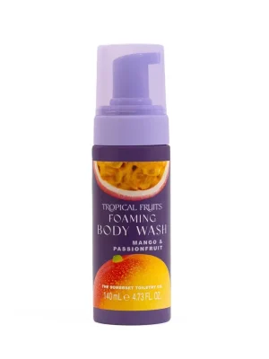 Aktuální Tropical Fruits – Mango & PassionfruitMycí pěna na tělo, 140 ml
