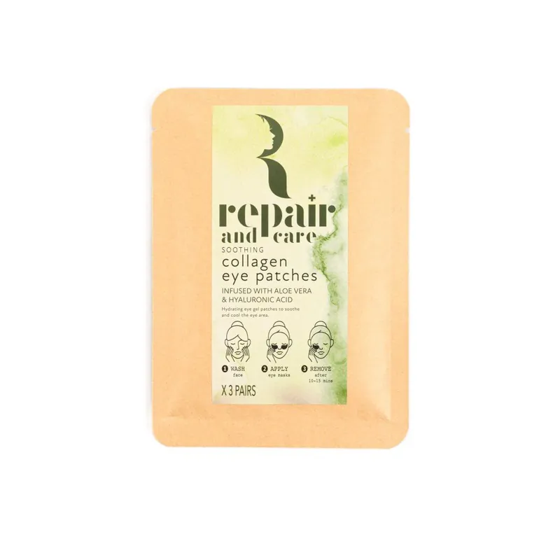 Cenově Výhodný Repair - Aloe Vera & Kyselina HyaluronováKolagenové polštářky pod oči, 3 páry