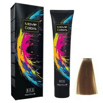 BES Movie Colors 8.0 Light Blond - gelová barva na vlasy bez amoniaku 170ml - světlá blond Cenová Bomba