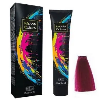 BES Movie Colors Magenta - gelová barva na vlasy bez amoniaku 170ml - fialovo červená Koupit Online