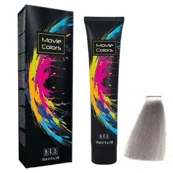 Objednat Nyní BES Movie Colors Silver - gelová barva na vlasy bez amoniaku 170ml - stříbrná