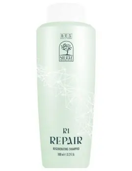Cenově Výhodný BES Silkat R1 Repair Primer Shampoo 1000ml - čistící šampon pro suché a poškozené vlasy