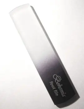 BOHEMIA CRYSTAL Škrabka na paty - dvojí hrubost -160mm - černá Vrácení Zdarma