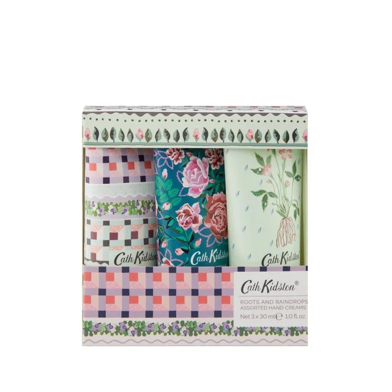 Cath Kidston Roots & RaindropsSada krémů na ruce, 3 ks Objednat Nyní