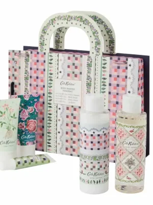 Cath Kidston Roots & RaindropsDárková sada péče o tělo v kartonové taštičce, 5 ks Hit Sezóny