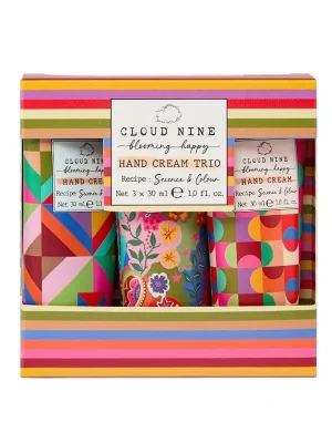 Cloud Nine Blooming HappySada krémů na ruce, 3 ks Expresní Doručení