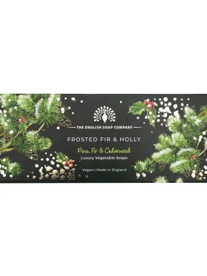 Vrácení Zdarma Frosted Fir & HollySada tuhých mýdel, 3 ks