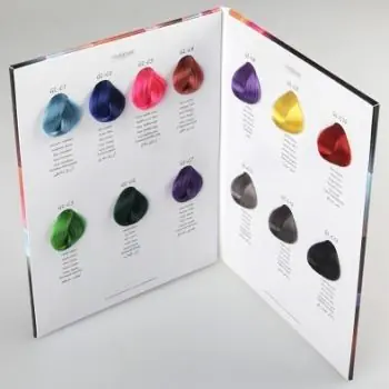 Pouze Dnes BLACK Glam Colors Vlasový vzorník permanentních barev na vlasy Glam Colors