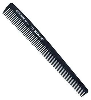 KIEPE Professional Active Carbon 513 - karbonový antistatický pánský hřeben na vlasy 180x22mm Odeslání Ihned
