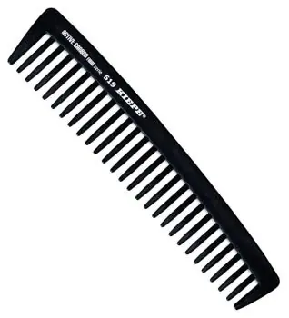 Nová Kolekce KIEPE Professional Active Carbon 519 - karbonový antist. hřeben na vlnité a husté vlasy 185x38mm