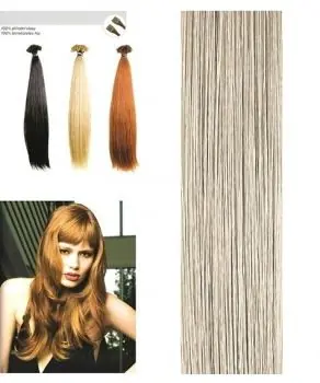 SO.CAP. Rovné vlasy Přírodní odstín 8000L 55-60cm - medium ash blonde 101 Rychlé Dodání