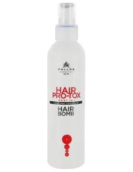 KALLOS KJMN Hair Pro-Tox Hair Bomb 200ml - bezoplachový kondicioner na poškozené vlasy Cenová Bomba