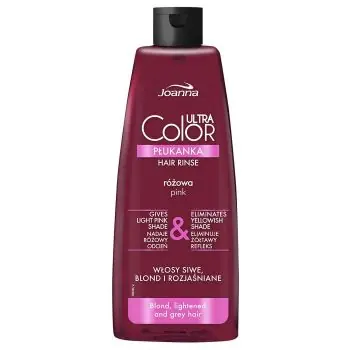 JOANNA Ultra Color PINK Hair Rinse 150ml - tónovací vlasová voda (přeliv) - růžová Nejlepší Volba