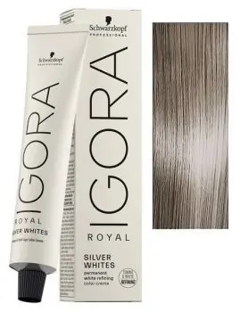 Schwarzkopf Igora Royal Silver Whites 60ml - barva pro stříbrné a bílé vlasy - Dove Grey Nová Kolekce
