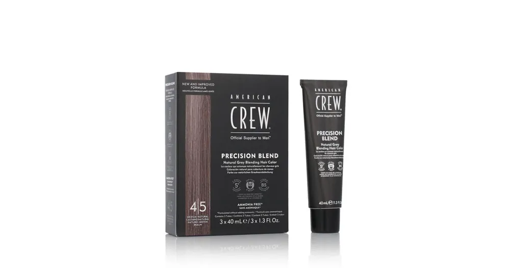 American Crew CLASSIC: PRECISION BLEND Natural Gray Coverage 4-5 Medium Natural 3 x 40 ml Novinka