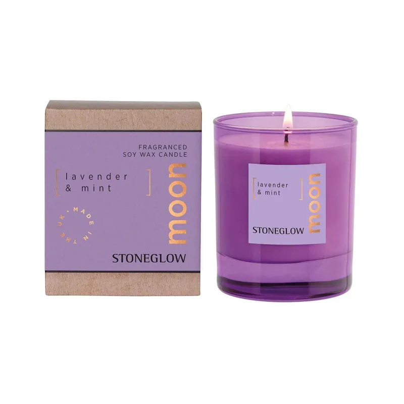 Moon - Lavender & MintVonná svíčka, 160 g Finální Výprodej