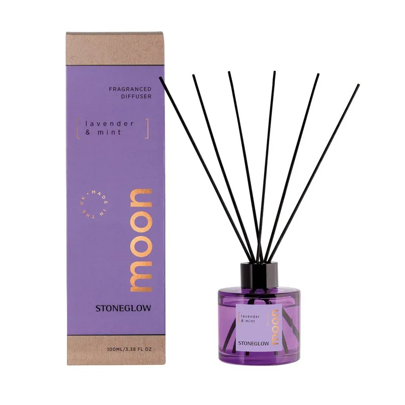 Moon - Lavender & MintVonný difuzér, 100 ml Vysoce Kvalitní