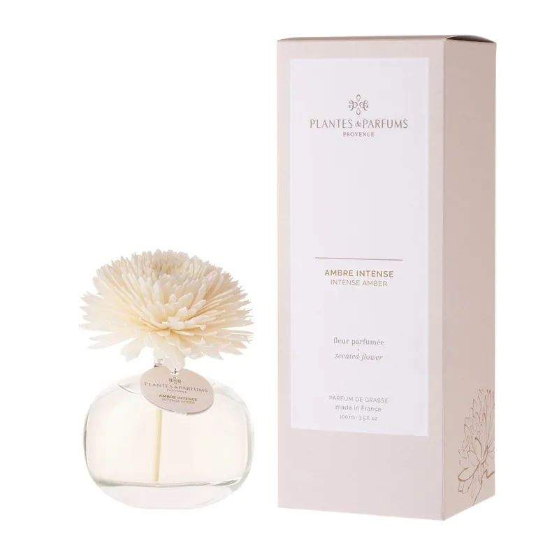 Ambre IntenseVonný difuzér s květinou, 100 ml Finální Výprodej