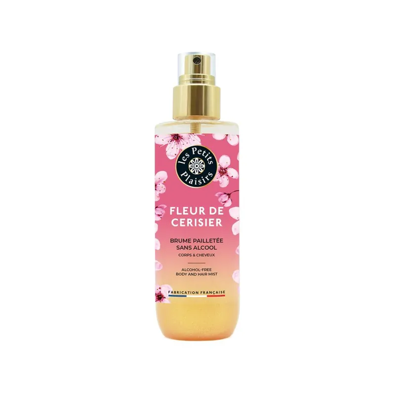 Omezená Nabídka Fleur de CerisierMlha se třpytkami na tělo a vlasy, 200 ml