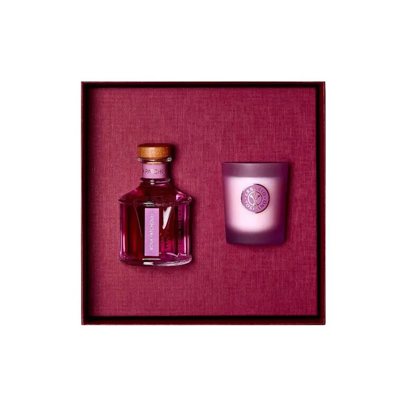 Rosa PatchouliDárková sada difuzér 250 ml + svíčka 70 g Cenová Bomba