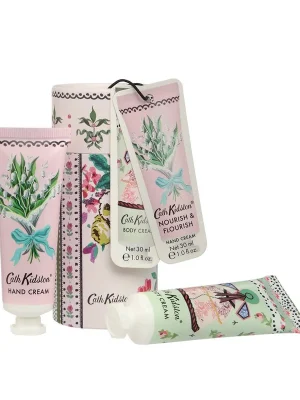 Cath Kidston Wild Flowers Wild WomenSada péče o tělo v tubusu, 2 ks Výhodná Nabídka