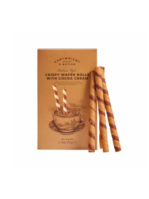 Akční Cena Crispy Waffer Rolls With Cocoa CreamOplatkové trubičky s kakaovým krémem, 150 g
