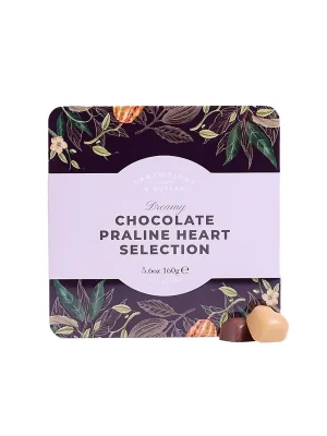 Chocolate Praline Heart SelectionČokoládové pralinky v plechové dóze, 160 g Tovární Cena